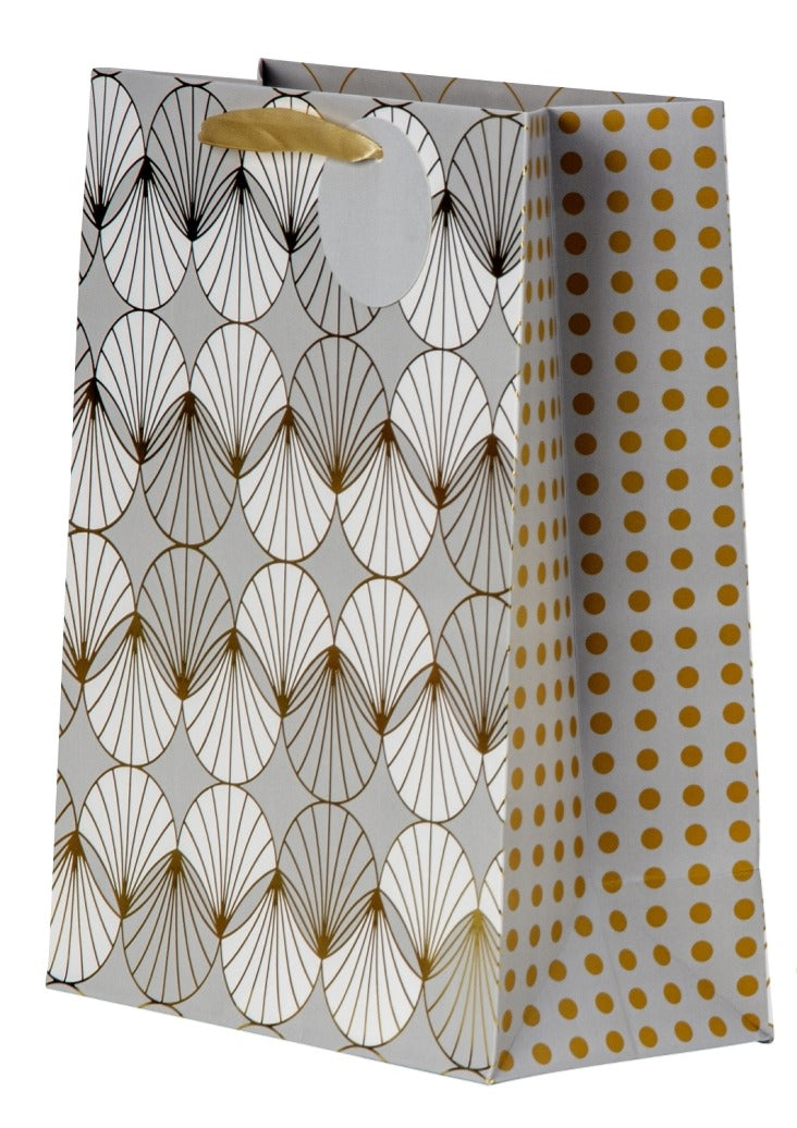 Pungă cadou cu model geometric 32cm