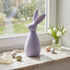 Iepuraș de Paște din ceramică mov 24cm