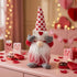 Figurină gnom roșu Valentine’s Day