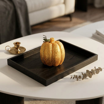 Dovleac decorativ auriu 12cm