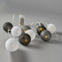Ghirlandă luminoasă bile bumbac 10 LED, 135cm