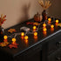 Ghirlandă luminoasă Halloween cu 10 mini dovleci LED 165cm