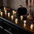 Ghirlandă luminoasă Halloween cu 20 mini stafii LED 220cm