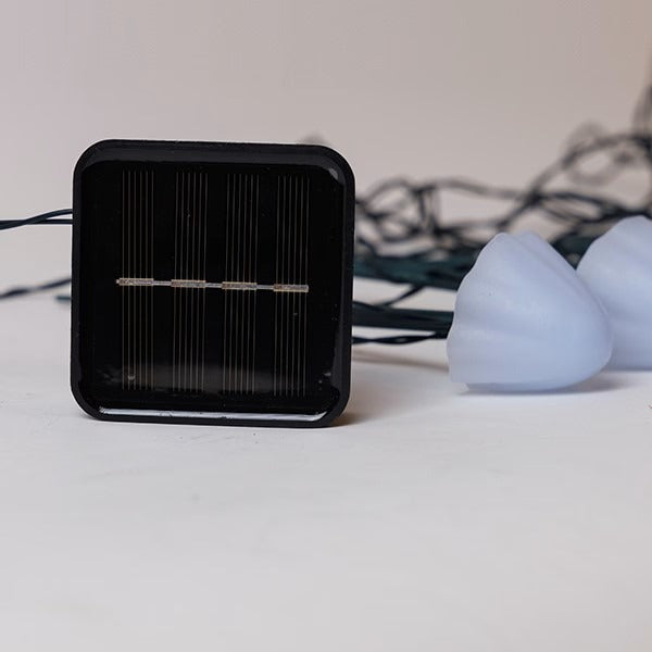 Set 8 lămpi solare de grădină LED 450cm