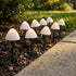 Set 8 lămpi solare de grădină LED 450cm