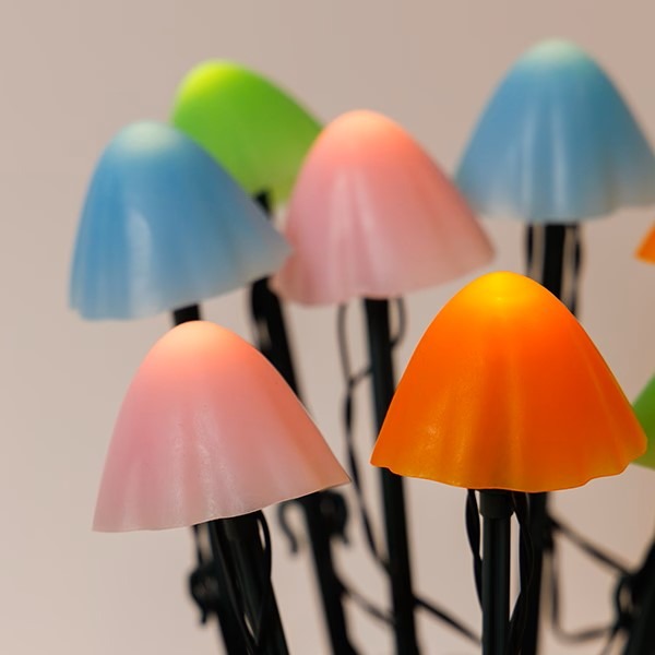 Set 8 lămpi solare colorate de grădină LED 450cm
