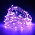 Instalație de Crăciun și Halloween 100 mini LED, mov, fir cupru 15m