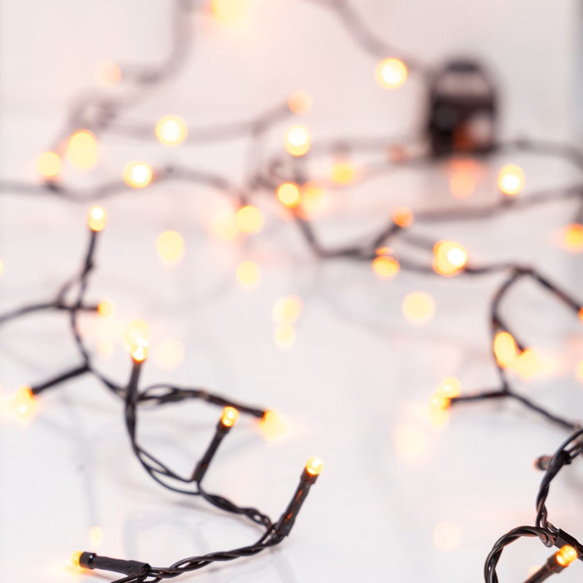 Instalație de Crăciun și Halloween 240 LED portocalii, 15m