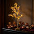 Copac decorativ eucalipt auriu cu LED 60cm
