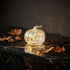 Dovleac decorativ transparent cu LED 10cm