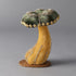 Ciupercă decorativă catifea verde 23cm