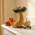 Ciupercă decorativă catifea verde 23cm