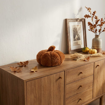 Dovleac decorativ maro 16cm
