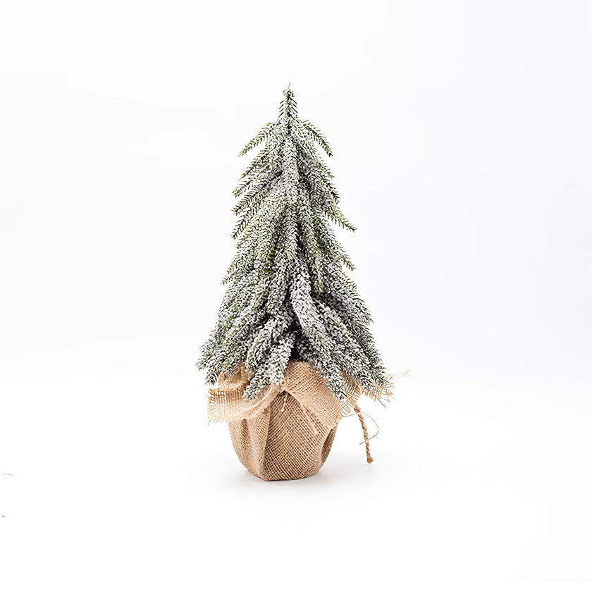 Brad artificial decorativ molid nins, în ghiveci, verde, 36cm