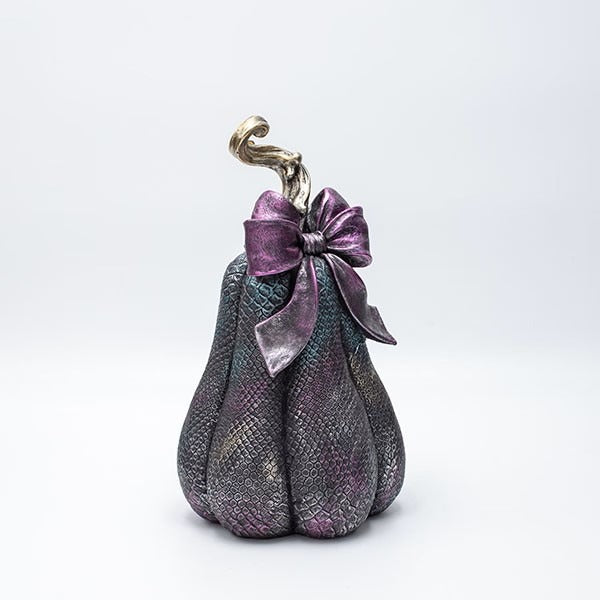 Dovleac decorativ de Halloween mov 26cm
