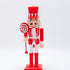 Spărgător de nuci decorativ Crăciun, din plastic, roșu, 25 cm