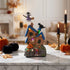 Decorațiune de Halloween casă cu LED și muzică 24cm