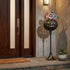 Dovleac decorativ de Halloween pe suport metalic 85cm