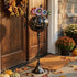 Dovleac decorativ de Halloween pe suport metalic 85cm