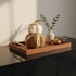 Dovleac decorativ catifelat bej 22cm