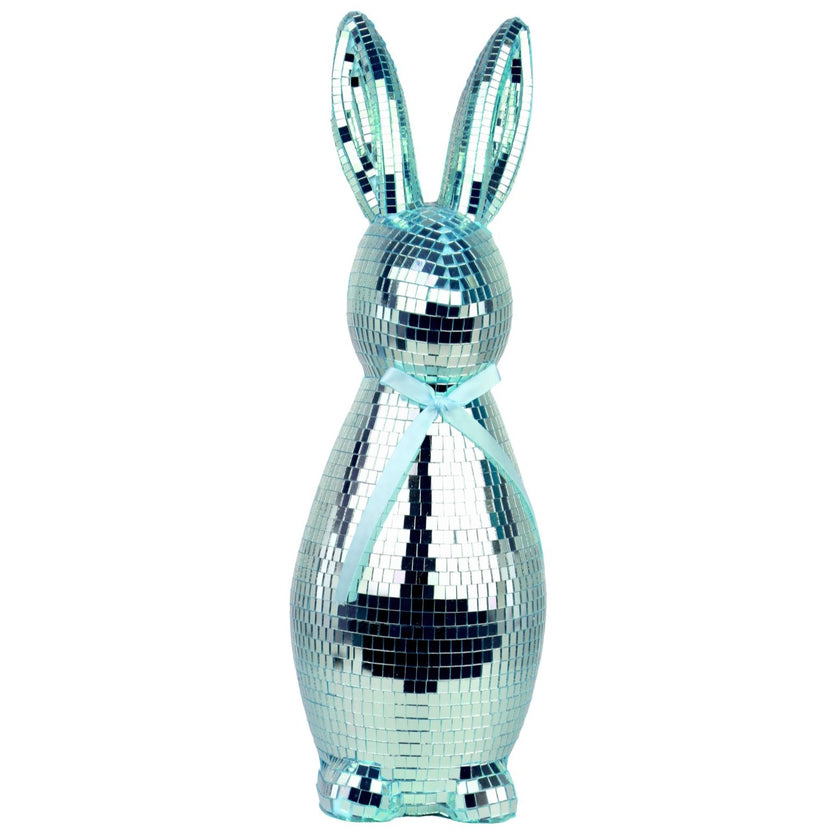 Iepuraș de Paște albastru discoball 42cm