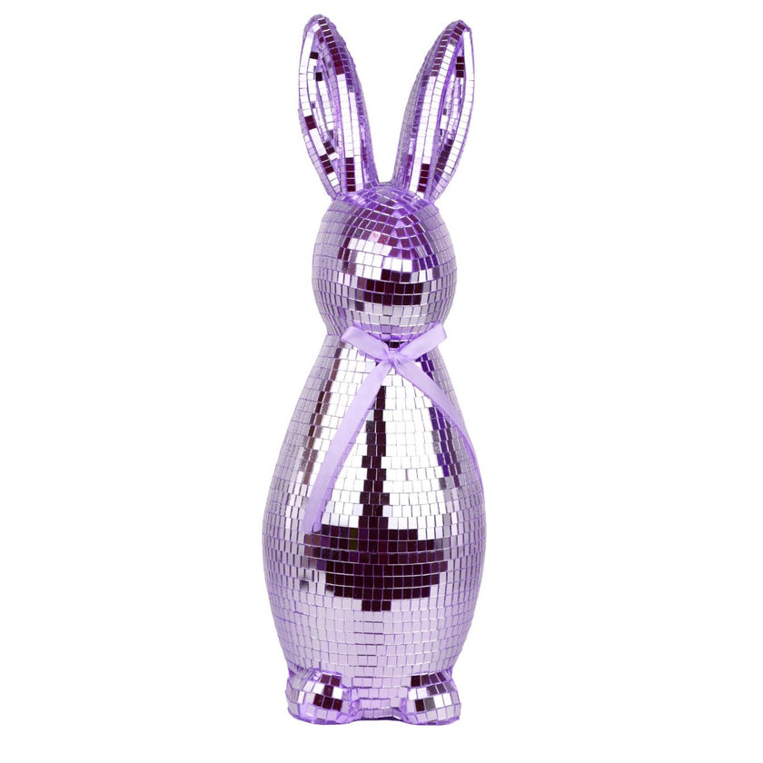 Iepuraș de Paște mov discoball 42cm