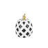 Dovleac decorativ alb-negru 24cm