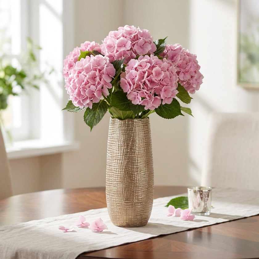 Vază ceramică aurie 33cm