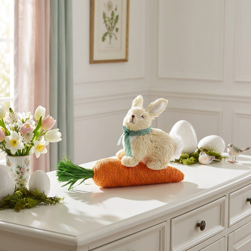 Iepuraș de Paște pe morcov gigant 42cm