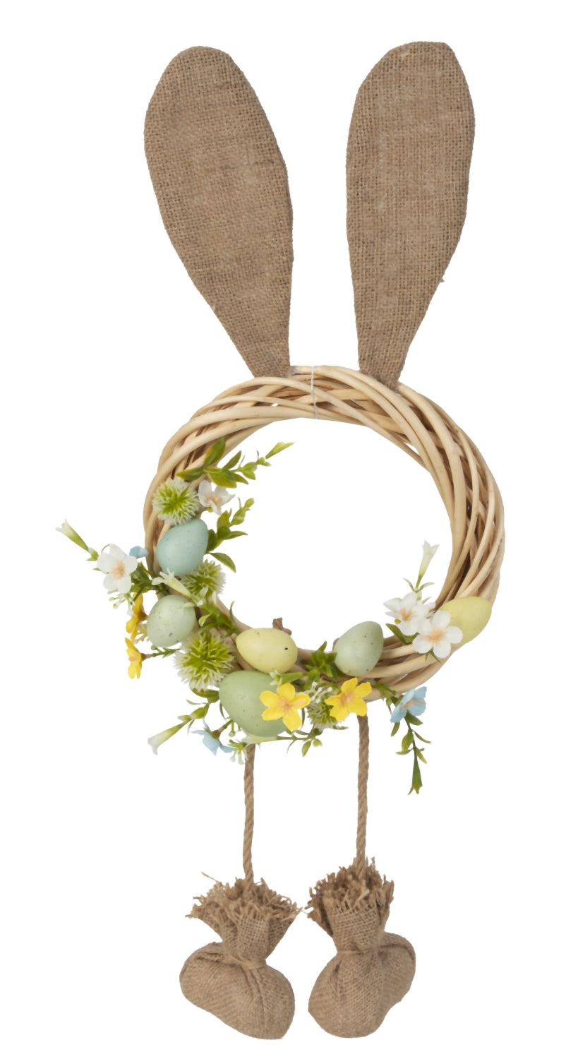 Coroniță de Paște iepuraș cu ouă decorative