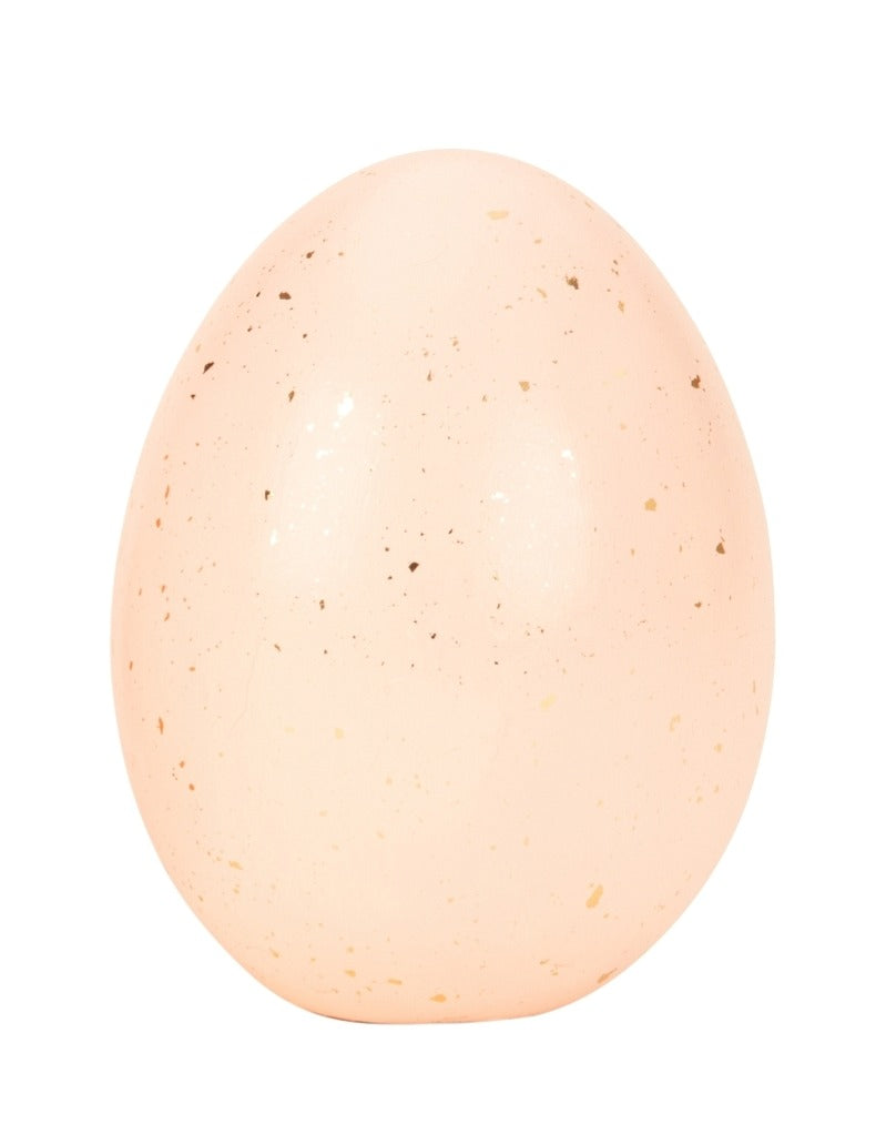 Ou decorativ de Paște roz 14cm
