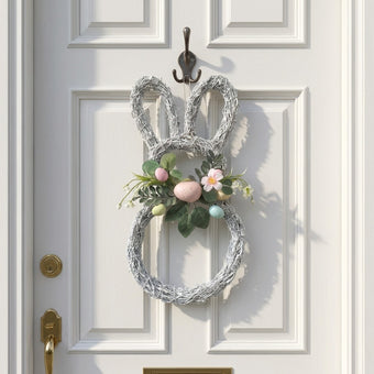 Coroniță de Paște iepuraș cu ouă 41cm