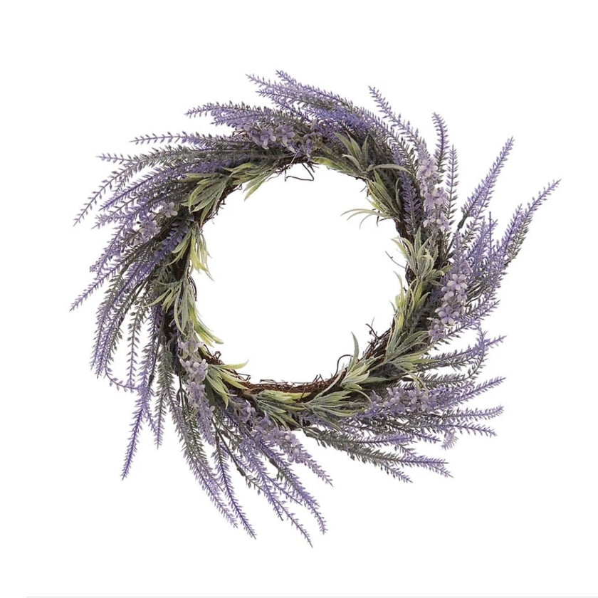 Coroniță decorativă cu lavandă 40cm
