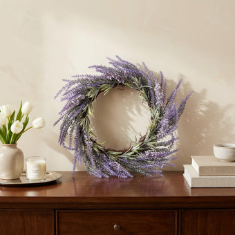 Coroniță decorativă cu lavandă 40cm
