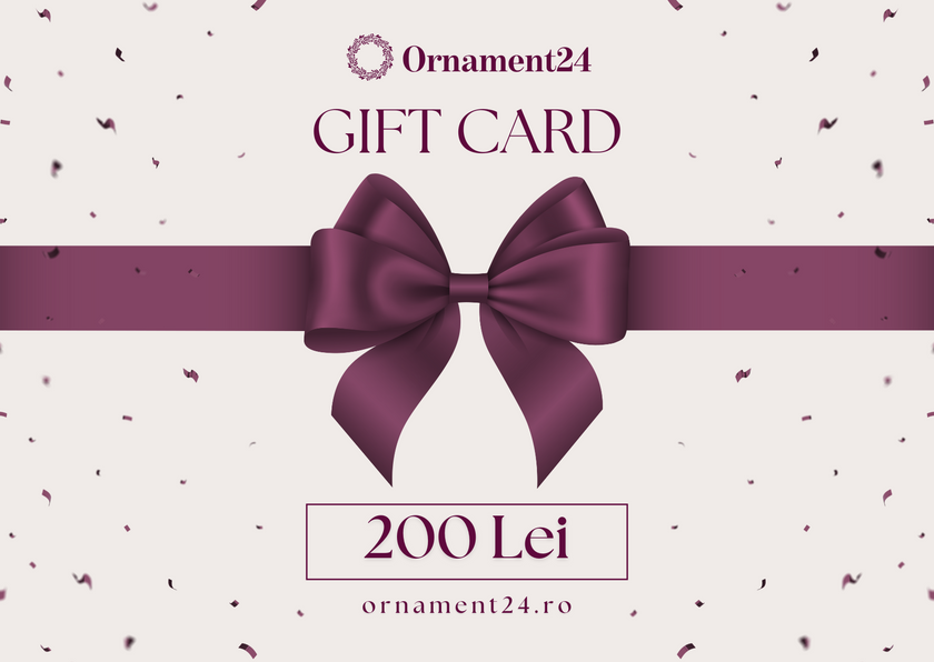 Gift Card - Ornament24, valoare 200 lei