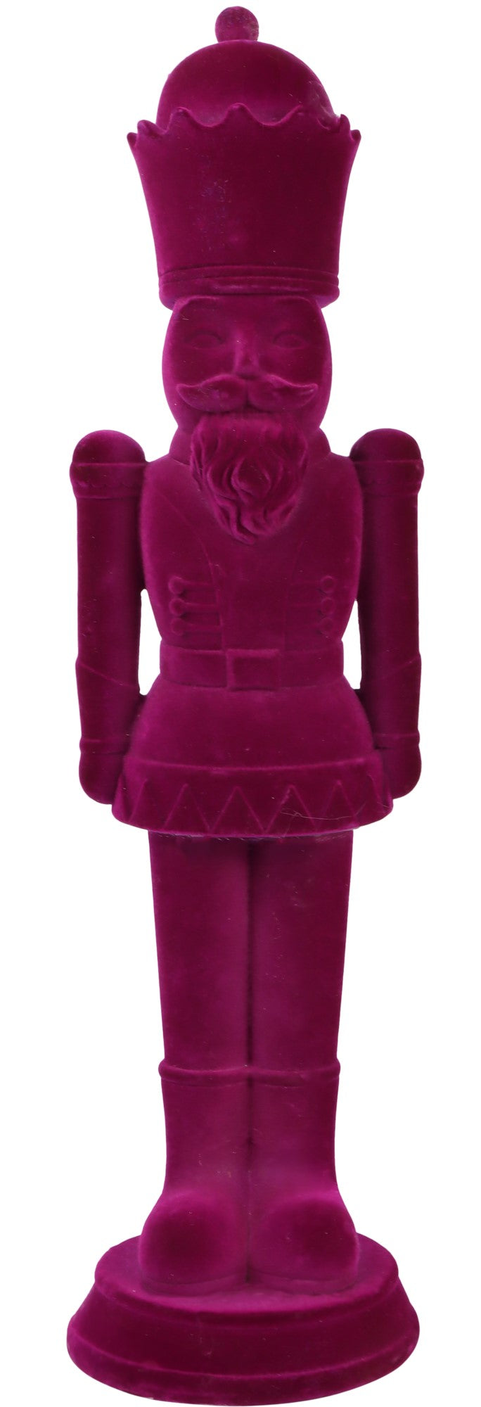 Figurină spărgător de nuci mov catifelat