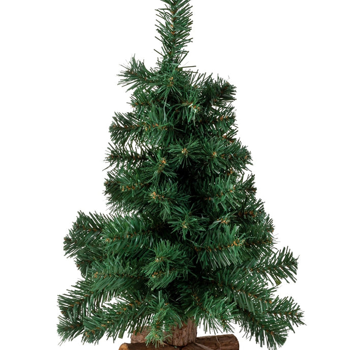 Mini brad artificial decorativ de Crăciun