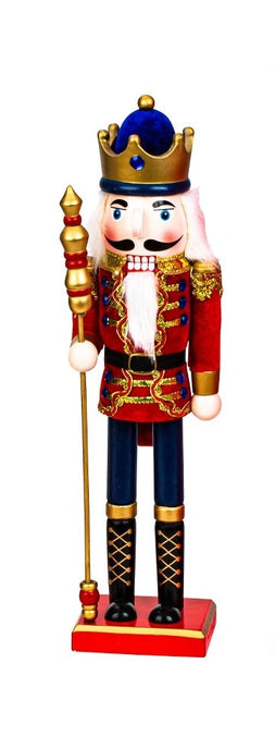 Spărgător de nuci decorativ regal cu coroană și sceptru