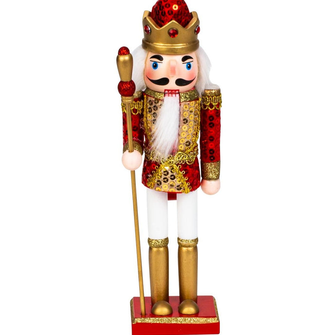 Spărgător de nuci roșu și auriu